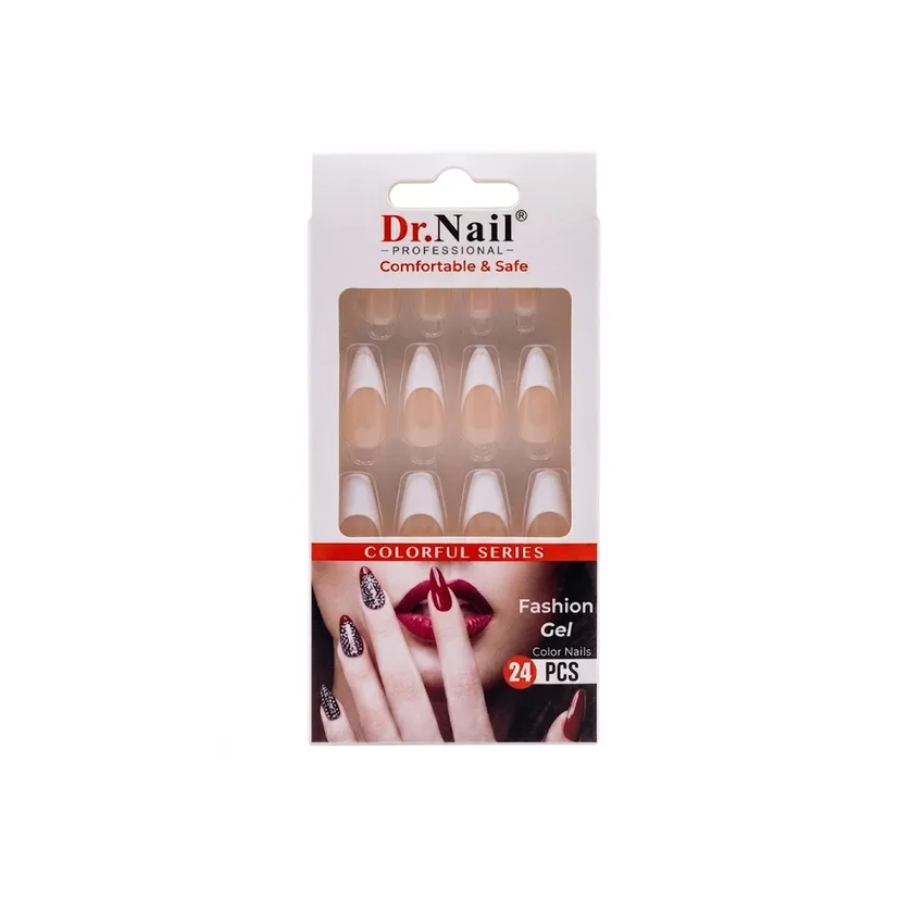أظافر دكتور نيل Dr. Nail فاشن جل كولور 24 قطعة ZHO75
