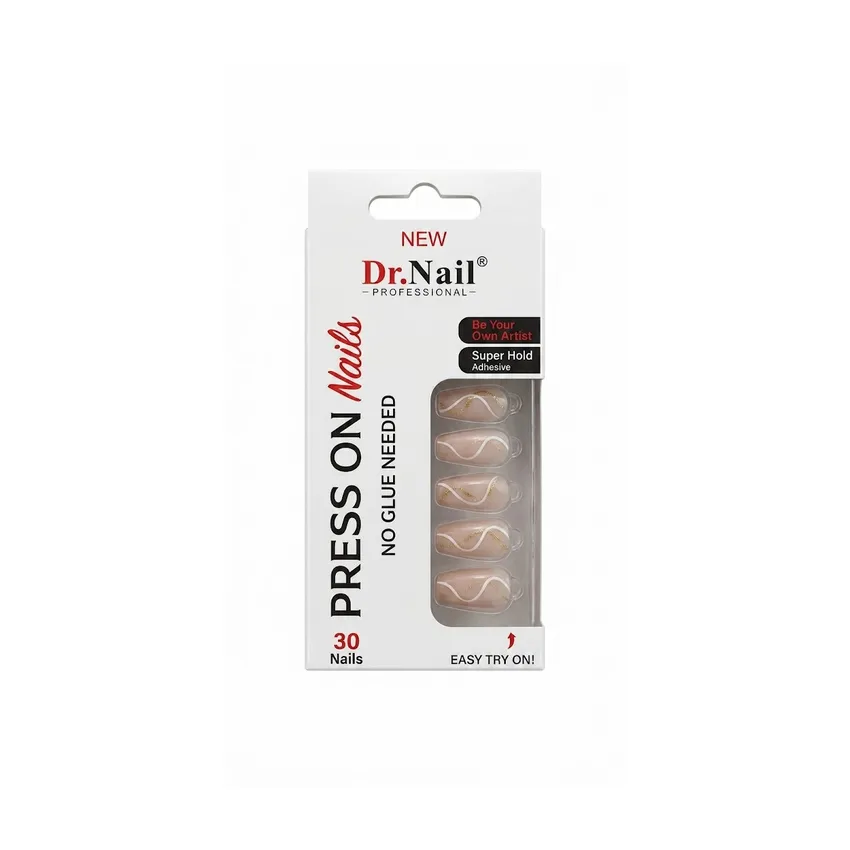 أظافر دكتور نيل Dr. Nail فاشن جل كولور 24 قطعة ZH031