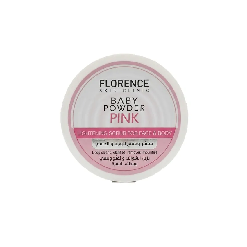 سكراب للوجه والجسم فلورنس Florence برائحة بودرة الأطفال 300 مل