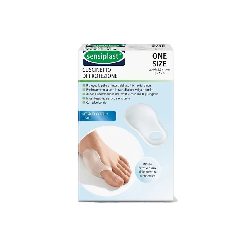 وسادة جل سينسيبلاست Sensiplast لحماية إصبع القدم الكبير مقاس واحد