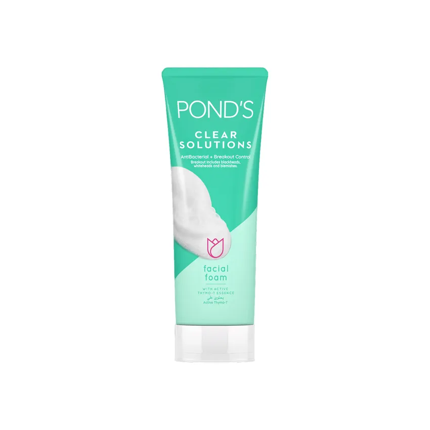 غسول رغوي للوجه بوندز Pond’s كلير سوليوشن 100 مل – Pond's