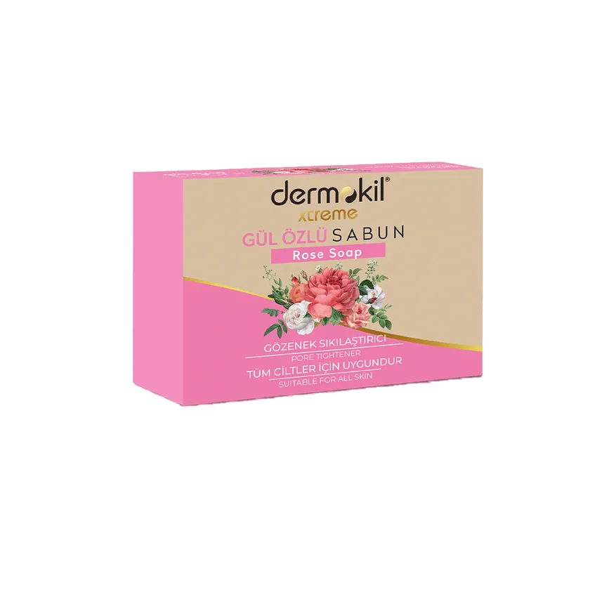 صابونة ديرموكيل dermokil بخلاصة الورد 100 غرام