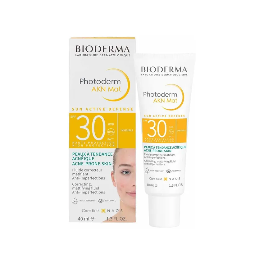 واقي شمس بيوديرما Bioderma فوتوديرم AKN مات SPF30 للبشرة الدهنية 40 مل