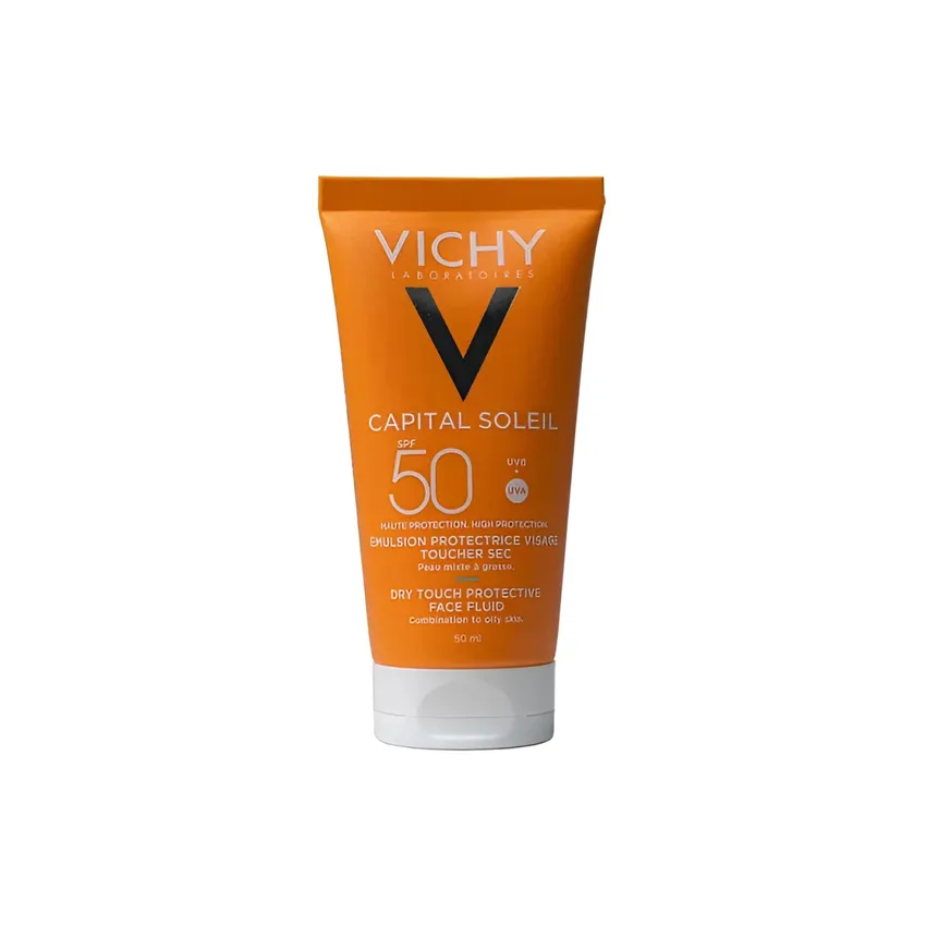 سائل الوجه المطفي كابيتال إيديال سوليل فيشي Vichy SPF 50 50 مل