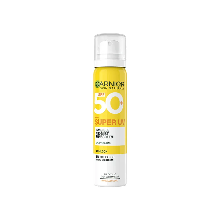 بخاخ واقي الشمس SPF 50+ غارنييه Garnier سوبر يو في إنفيزيبل إير ميست 75 مل