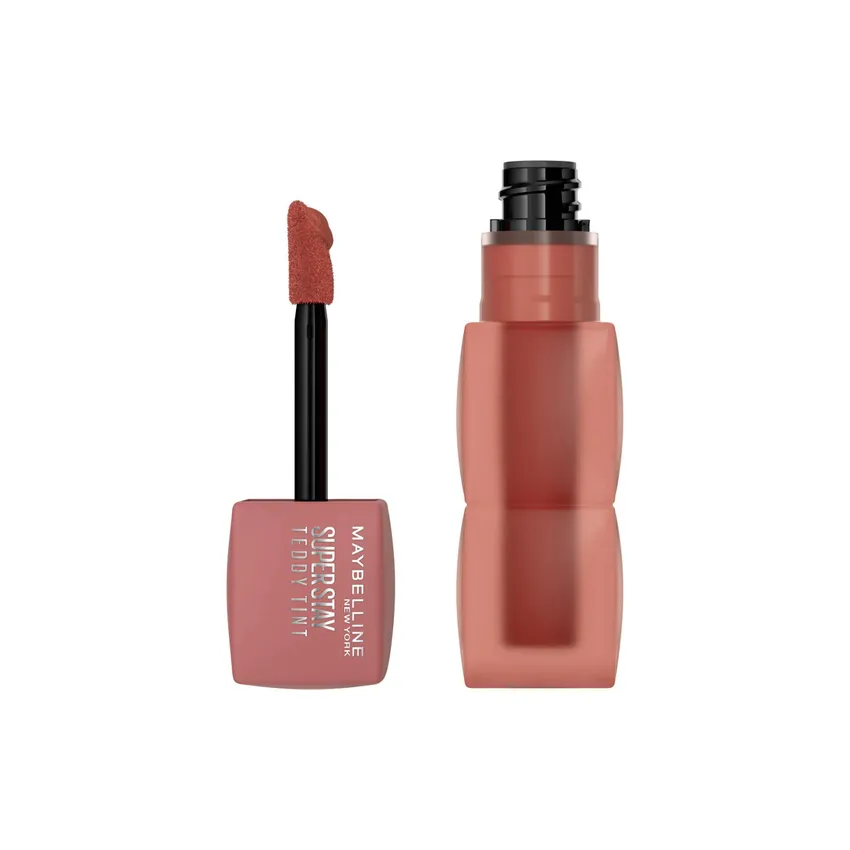 أحمر شفاه ميبيلين نيويورك Maybelline New York سوبر ستاي تيدي تينت 100 كيتن هيل