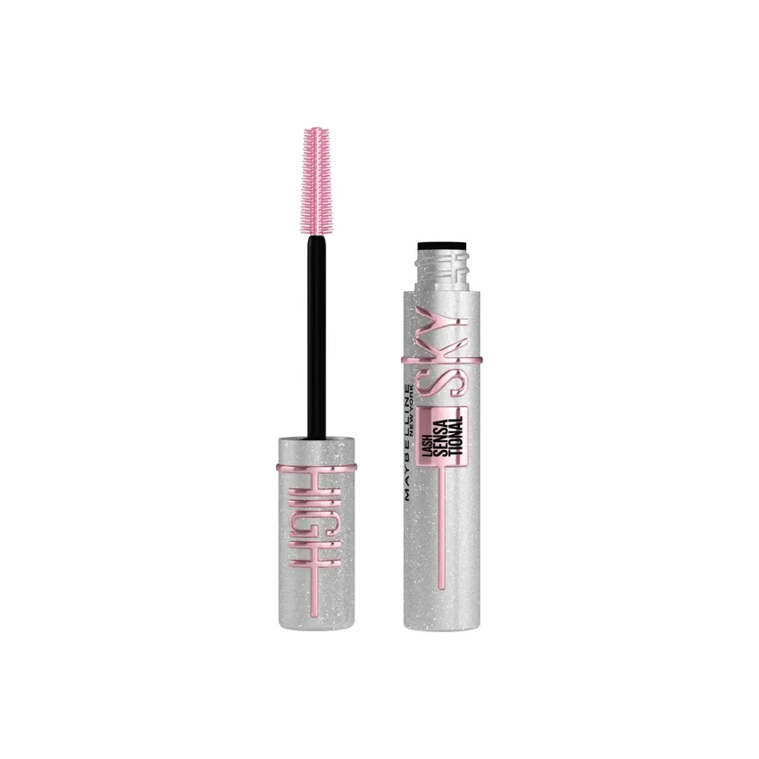 ماسكارا ميبيلين Maybelline سكاي هاي اللامعة فضي بطبعة الماس