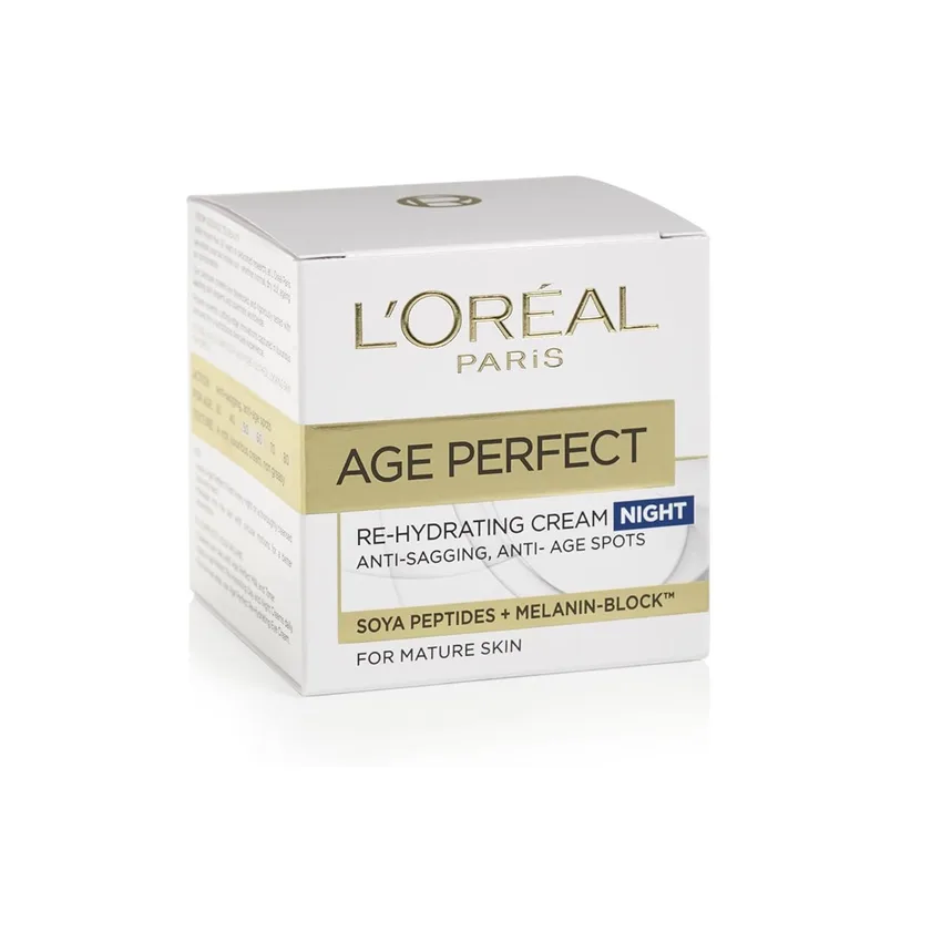 كريم لوريال باريس L'Oréal Paris إيدج بيرفكت الليلي للبشرة الناضجة 50 مل