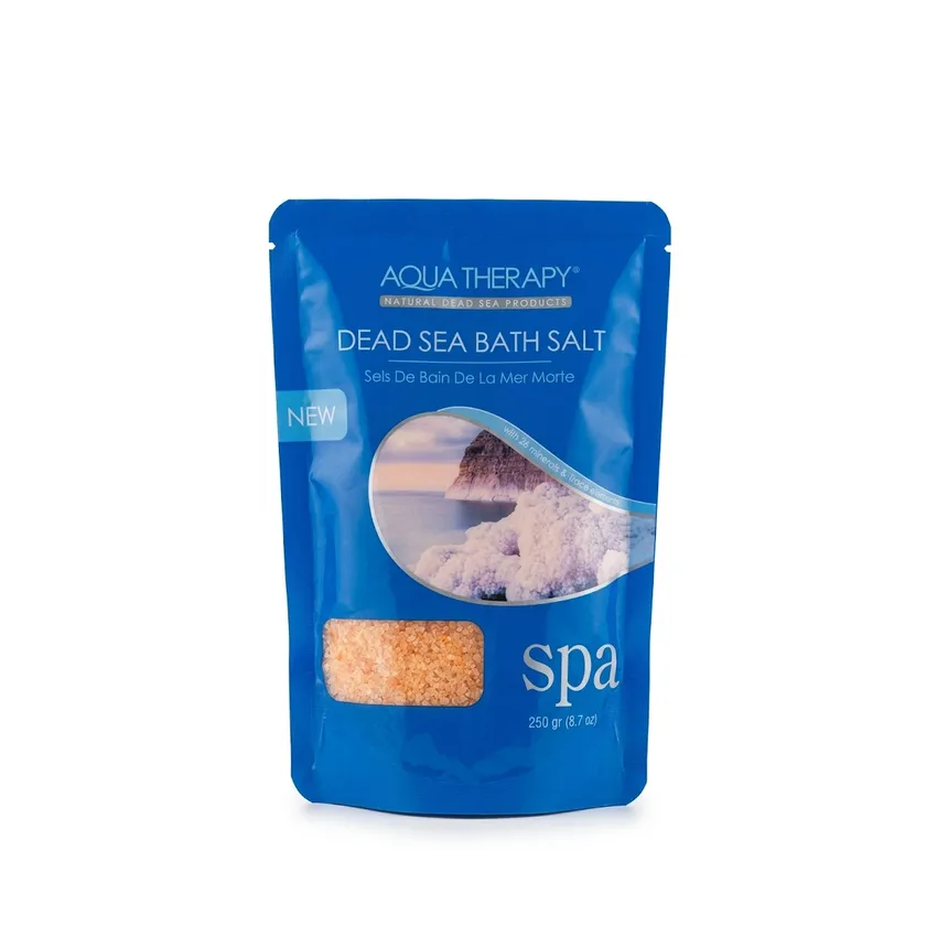 ملح استحمام أكوا ثيرابي Aqua Therapy من البحر الميت برتقالي 250 غرام