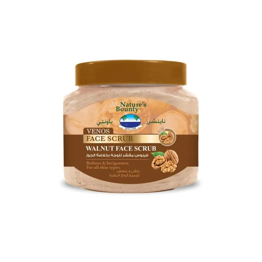 مقشر الوجه ناتشرز باونتي NATURES BOUNTY فينوس بالجوز 300 مل