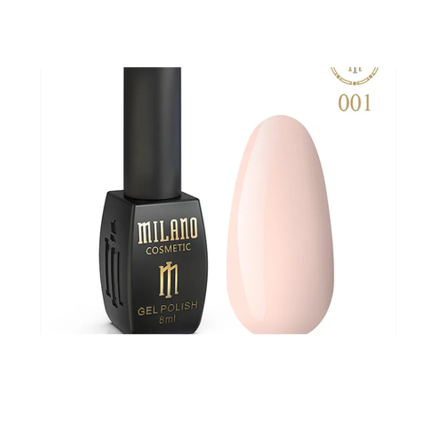 جل طلاء أظافر ميلانو Milano رقم 001 حجم 8 مل