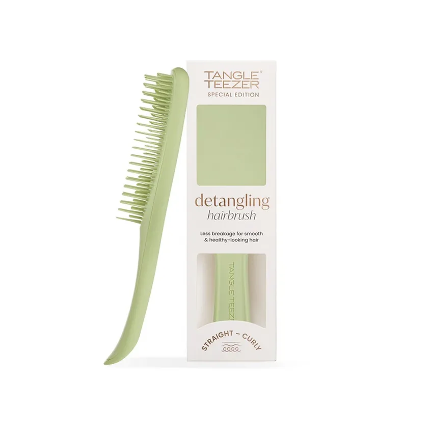 فرشاة تانجل تيزر Tangle Teezer لفك تشابك الشعر إصدار مطفي أخضر زيتوني