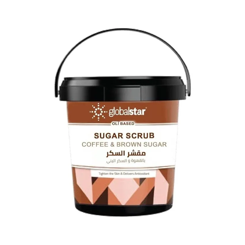 جلوبال ستار Global Star مقشر السكر بالقهوة والسكر البني 600 مل
