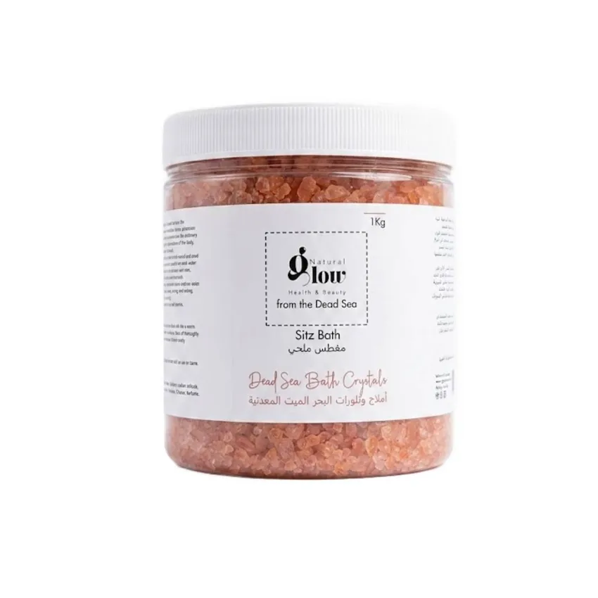 ناتشورال جلو Natural Glow أملاح البحر الميت للاستحمام الموضعي 1 كغم