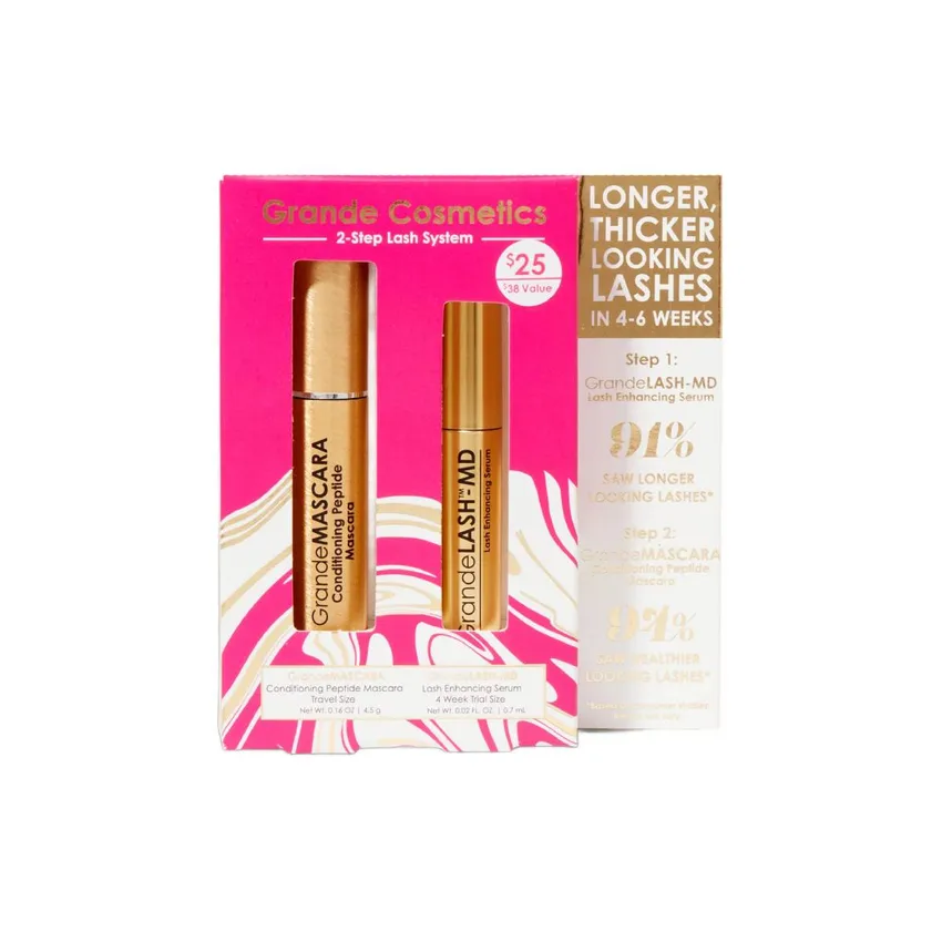 مجموعة جراند كوزمتيكس Grande Cosmetics ثنائية للرموش