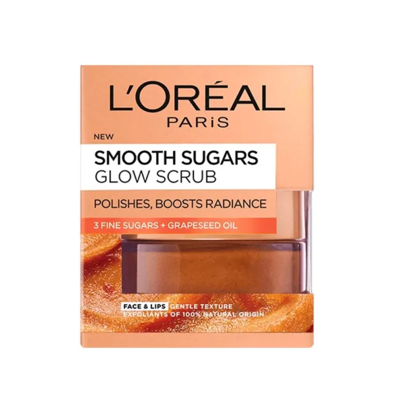 لوريال باريس L'Oréal Paris مقشر سموث شوجر بزيت بذور العنب 50 مل