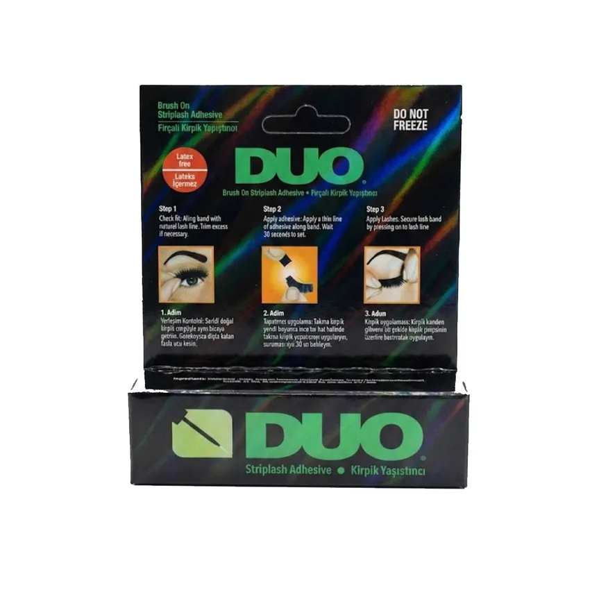 لاصق الرموش ديو DUO بفرشاة تطبيق خالٍ من اللاتكس