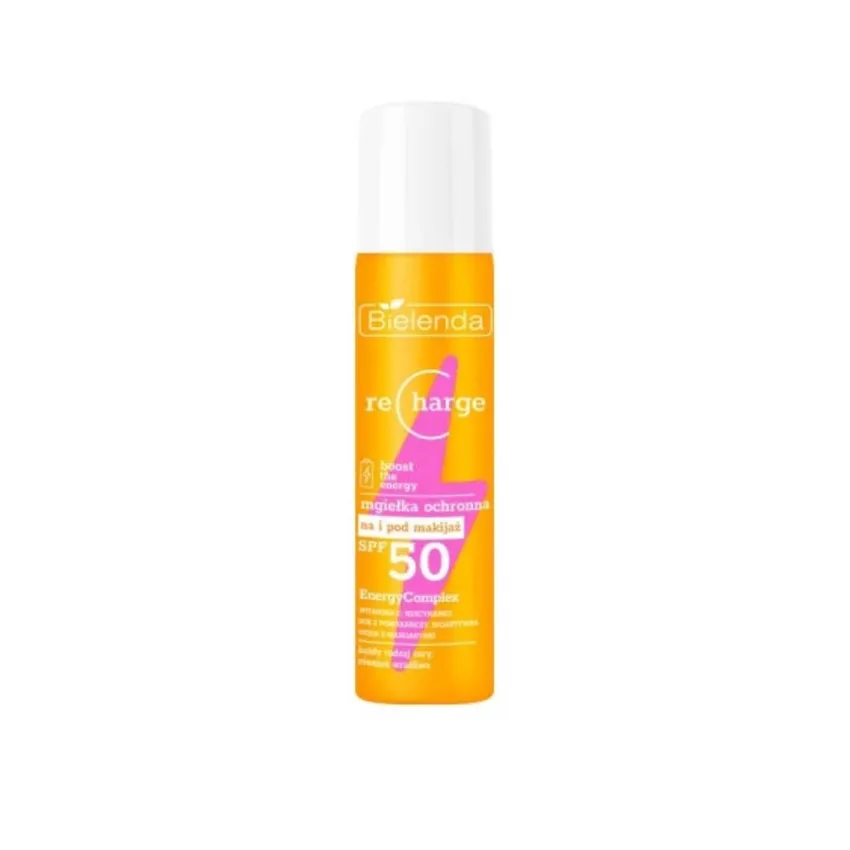 بخاخ حماية بييليندا Bielenda RECHARGE SPF 50 للوجه 75 مل
