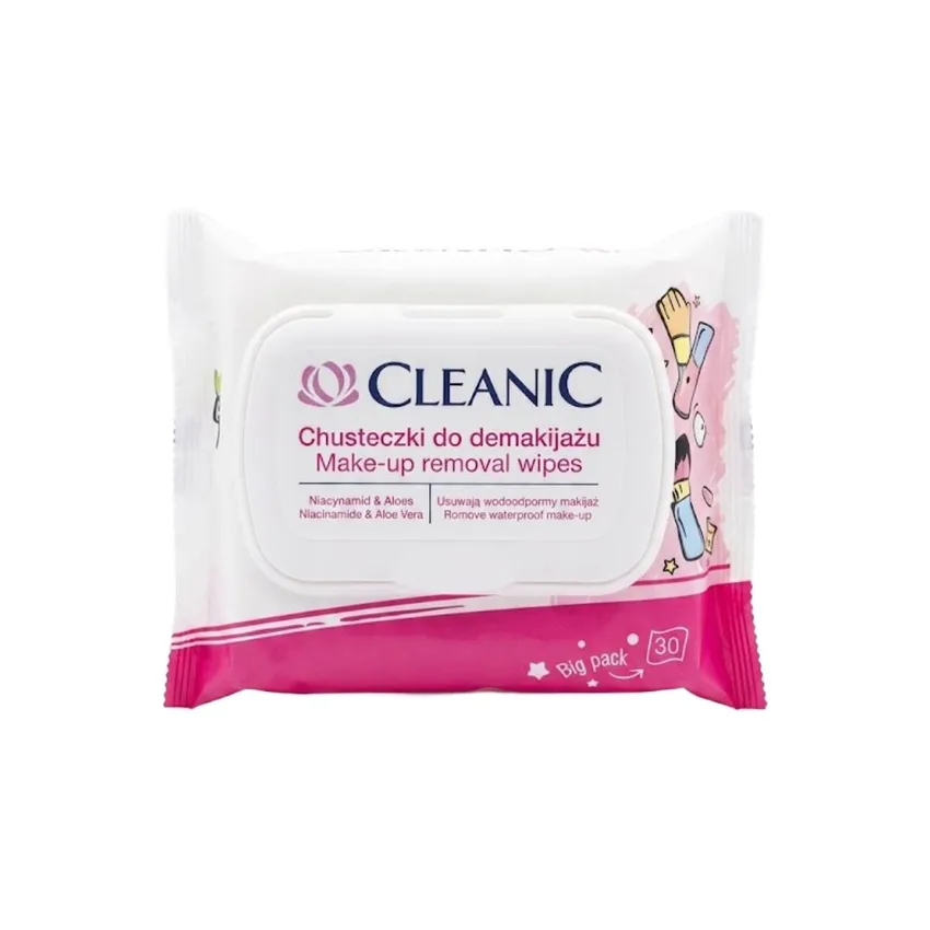 مناديل إزالة المكياج بالنياسيناميد 30 منديل – كلينيك CLEANIC