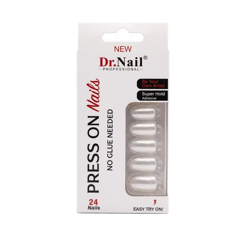 أظافر اصطناعية لؤلؤي Professional Pearl 24 قطعة – دكتور نيل Dr. Nail
