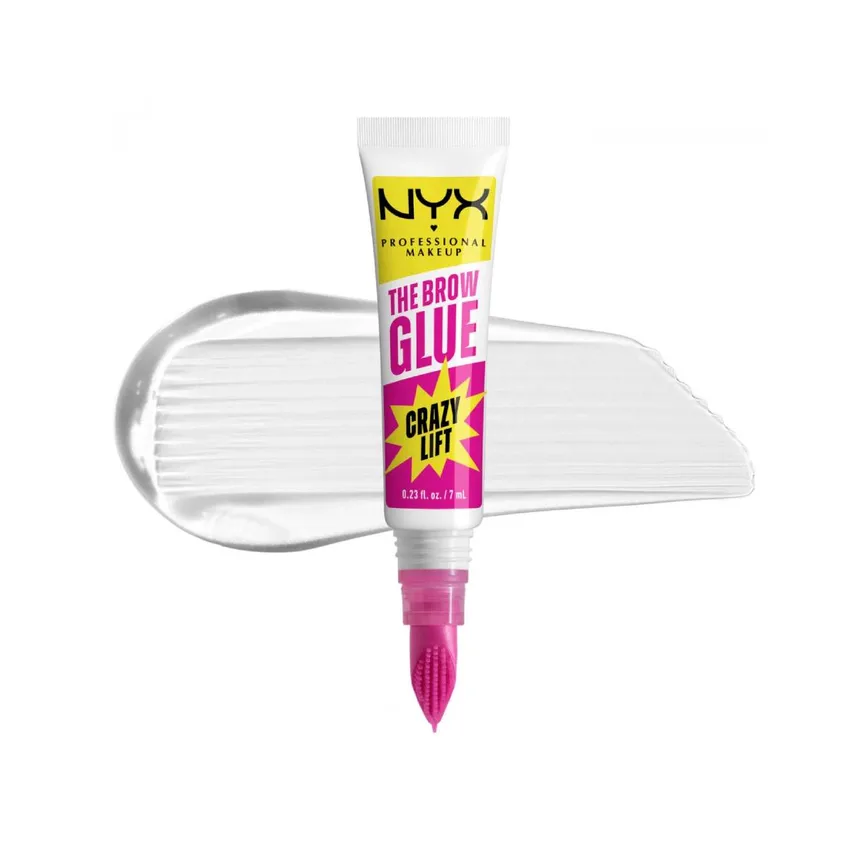 جل حواجب The Brow Glue Crazy Lift شفاف بتأثير لامينشن – 7 مل – نيكس NYX