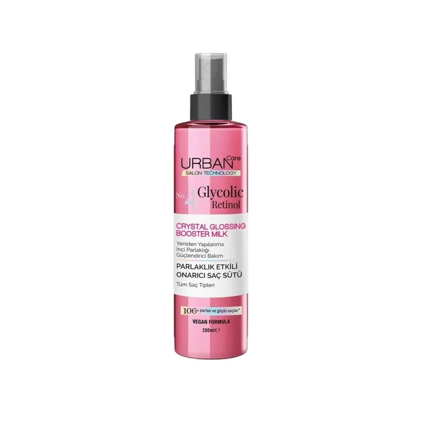 حليب عناية بالشعر بدون شطف أوربان كير Urban Care – حليب الشعر لإضفاء اللمعان Glycolic & Retinol – 200 مل