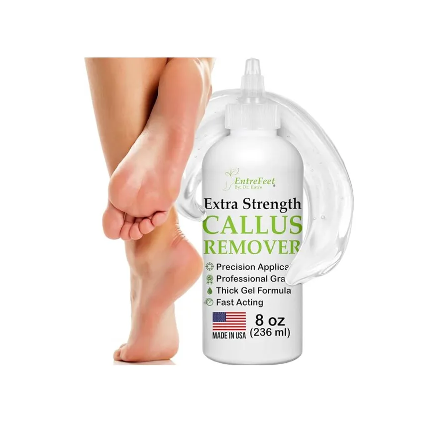 جل إزالة الكالو والجلد الميت إنترفيت EntreFeet – مزيل الكالوس والجلد الميت فائق القوة للقدمين Extra Strength Callus Remover 236 مل