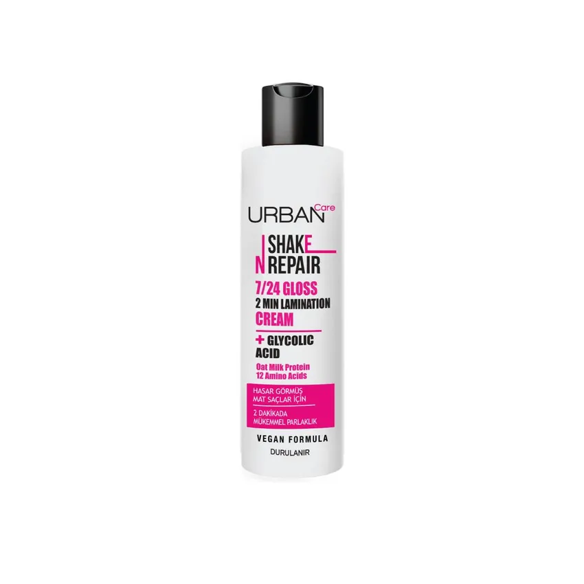 شامبو كريم لمعان ولمسة لامينيشن للشعر أوربان كير Urban Care Shake N Repair 7/24 Gloss Lamination 24 غرام