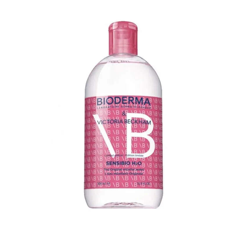 بيوديرما Bioderma سينسيبيو H2O ماء ميسيلار لإزالة المكياج – إصدار فيكتوريا بيكهام المحدود 500 مل