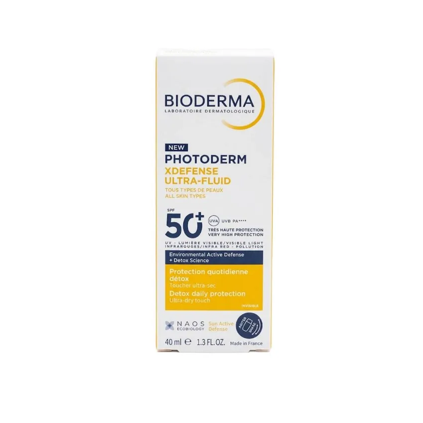 واقي الشمس بيوديرما Bioderma فوتوديرم إكس ديفينس الترا فلود SPF 50+ شفاف لجميع أنواع البشرة (40 مل)