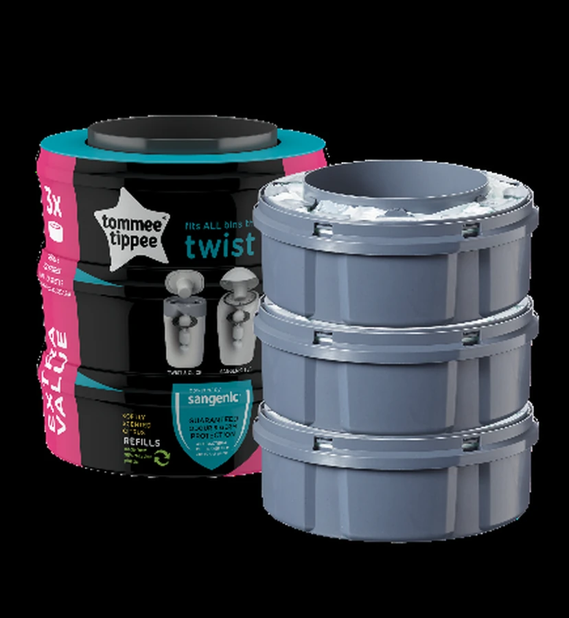 أشرطة إعادة تعبئة Twist & Click عدد 3 تومي تيبي 10075