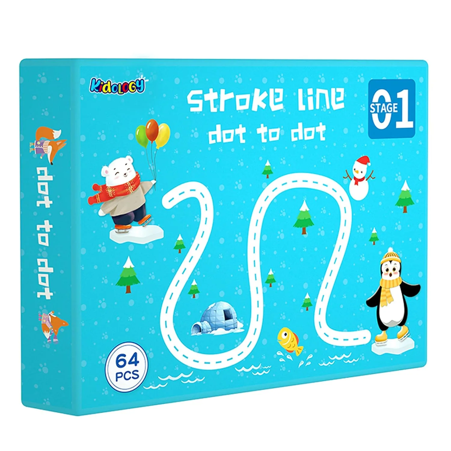 لعبة توصيل النقاط وتتبع الخطوط - لعبة توصيل النقاط تدريب تتبع الخطوط للأطفال، مهارات حركية دقيقة وتهيئة للكتابة، هدية تعليمية مناسبة هدية مناسبة سهلة الاستخدام تنمي حب الاستكشاف تصميم عملي ممتعة آمنة