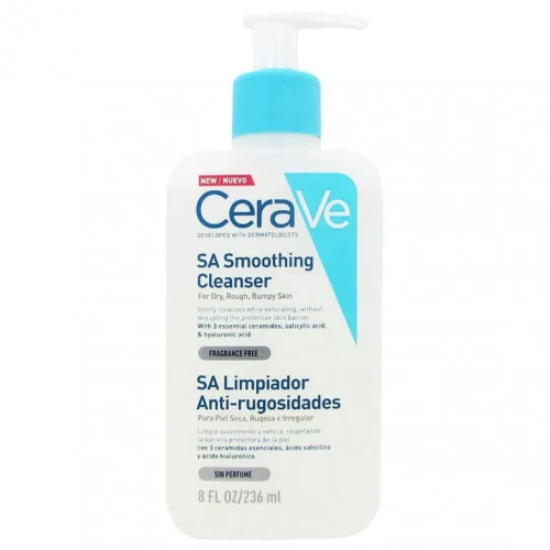 سيرافي SA منظف جل رغوي للبشرة الجافة والخشنة 236 مل | CeraVe SA Smoothing Cleanser