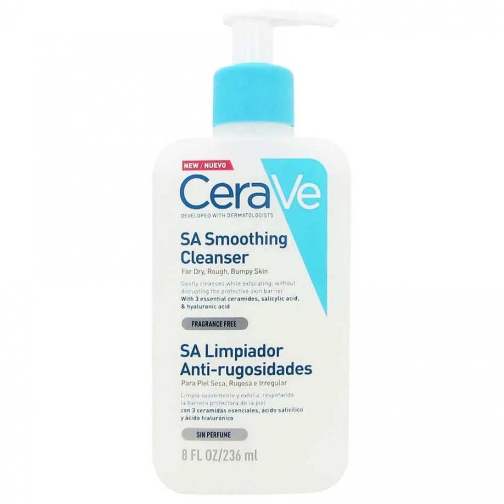 سيرافي SA منظف جل رغوي للبشرة الجافة والخشنة 236 مل | CeraVe SA Smoothing Cleanser