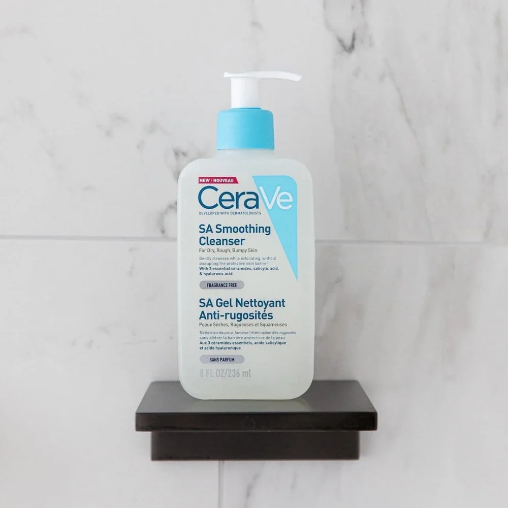 سيرافي SA منظف جل رغوي للبشرة الجافة والخشنة 236 مل | CeraVe SA Smoothing Cleanser