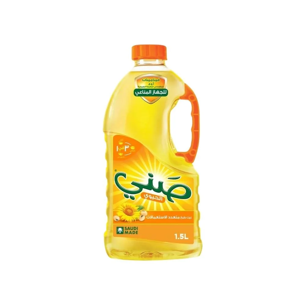 زيت صني عباد الشمس، سعة ١.٥ لتر - منتجات البقالة