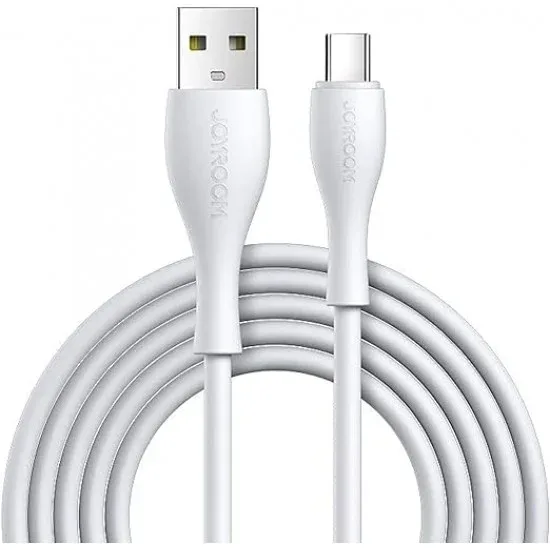 كيبل جوي روم Micro USB-A بطول 1 متر أبيض 2.4A