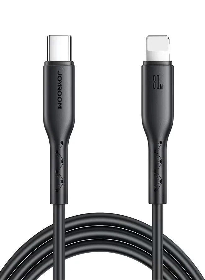 كيبل جوي روم SA26-CL3 USB-C إلى Lightning بقدرة 30W أسود 1 متر