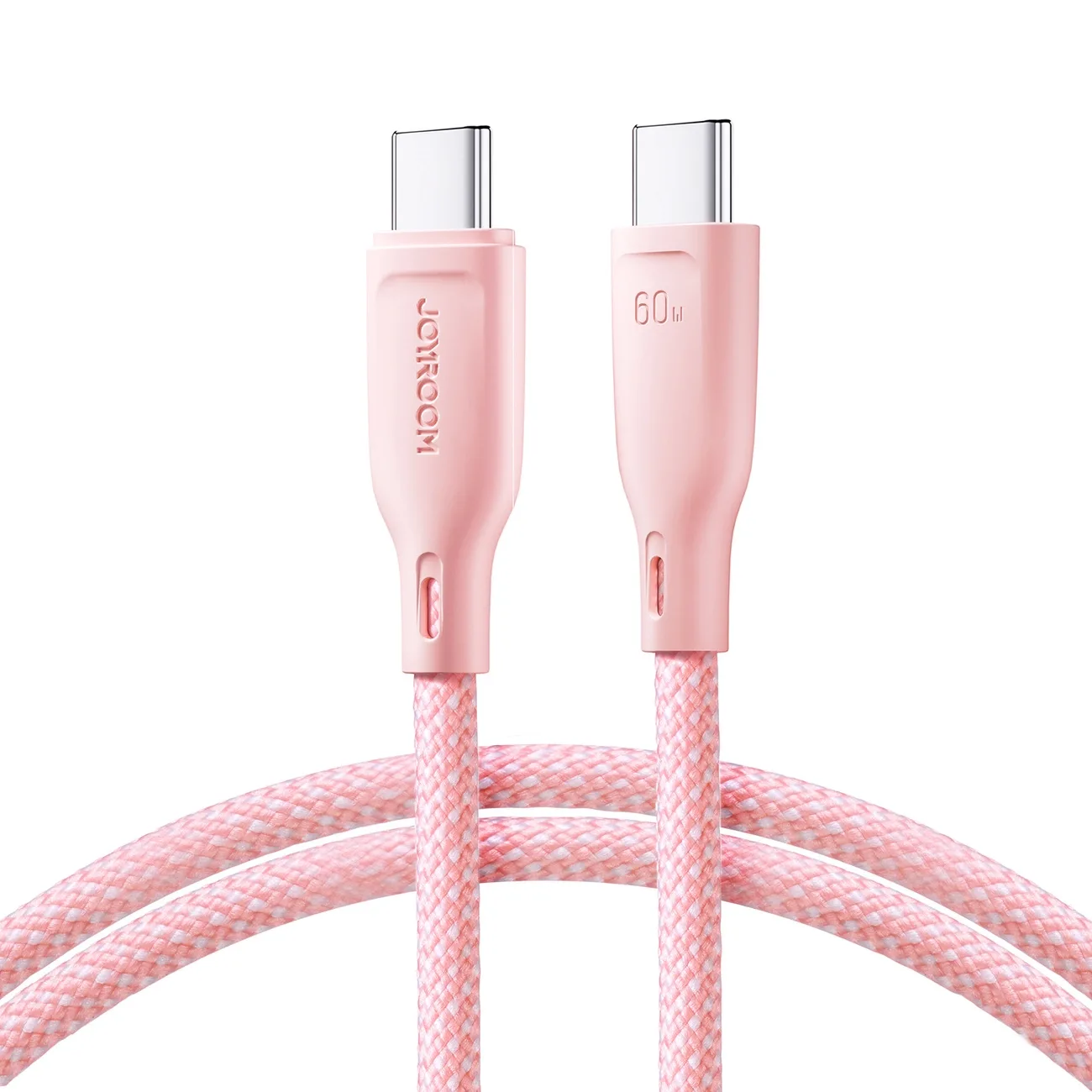 كيبل جوي روم SA34-CC3 USB-C إلى USB-C بقدرة 60W بطول 1 متر وردي