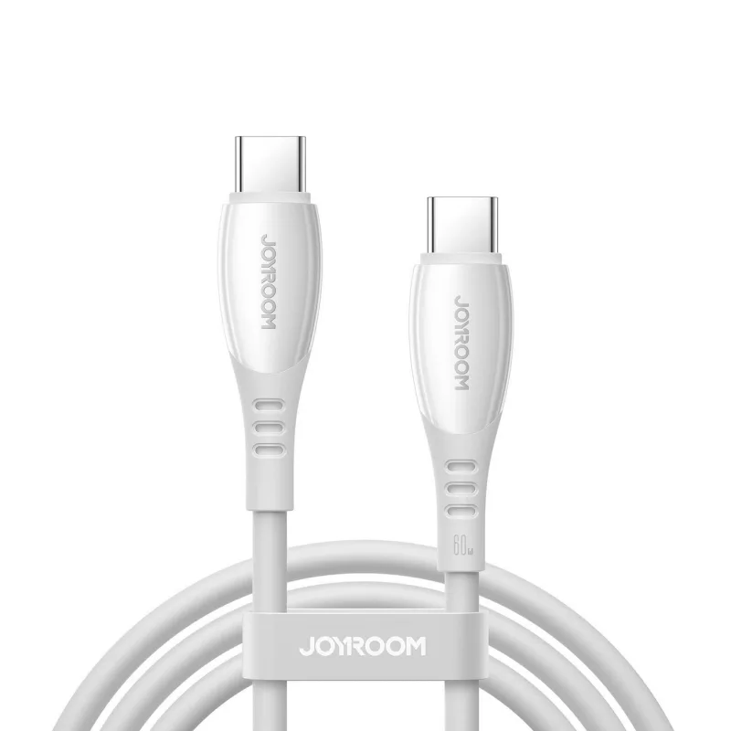 كيبل جوي روم S-A59 USB-C إلى USB-C بقدرة 60W بطول 1.2 متر أبيض