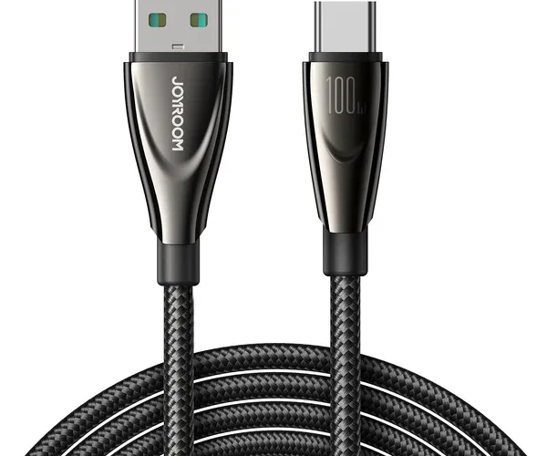 كيبل جوي روم SA31-AC6 USB-A إلى USB-C شحن 3A بطول 1.2 متر أسود