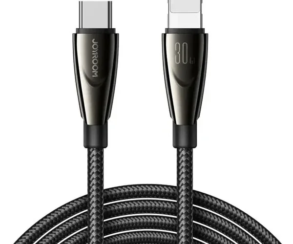 كيبل جوي روم SA31-CL3 USB-C إلى Lightning بقدرة 30W بطول 1.2 متر أسود