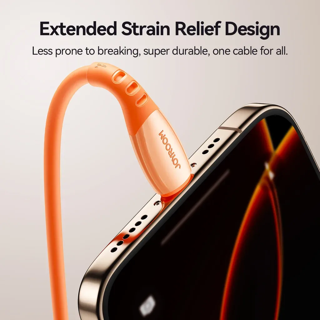 كيبل جوي روم S-A59 USB-A إلى Lightning بطول 1.2 متر برتقالي