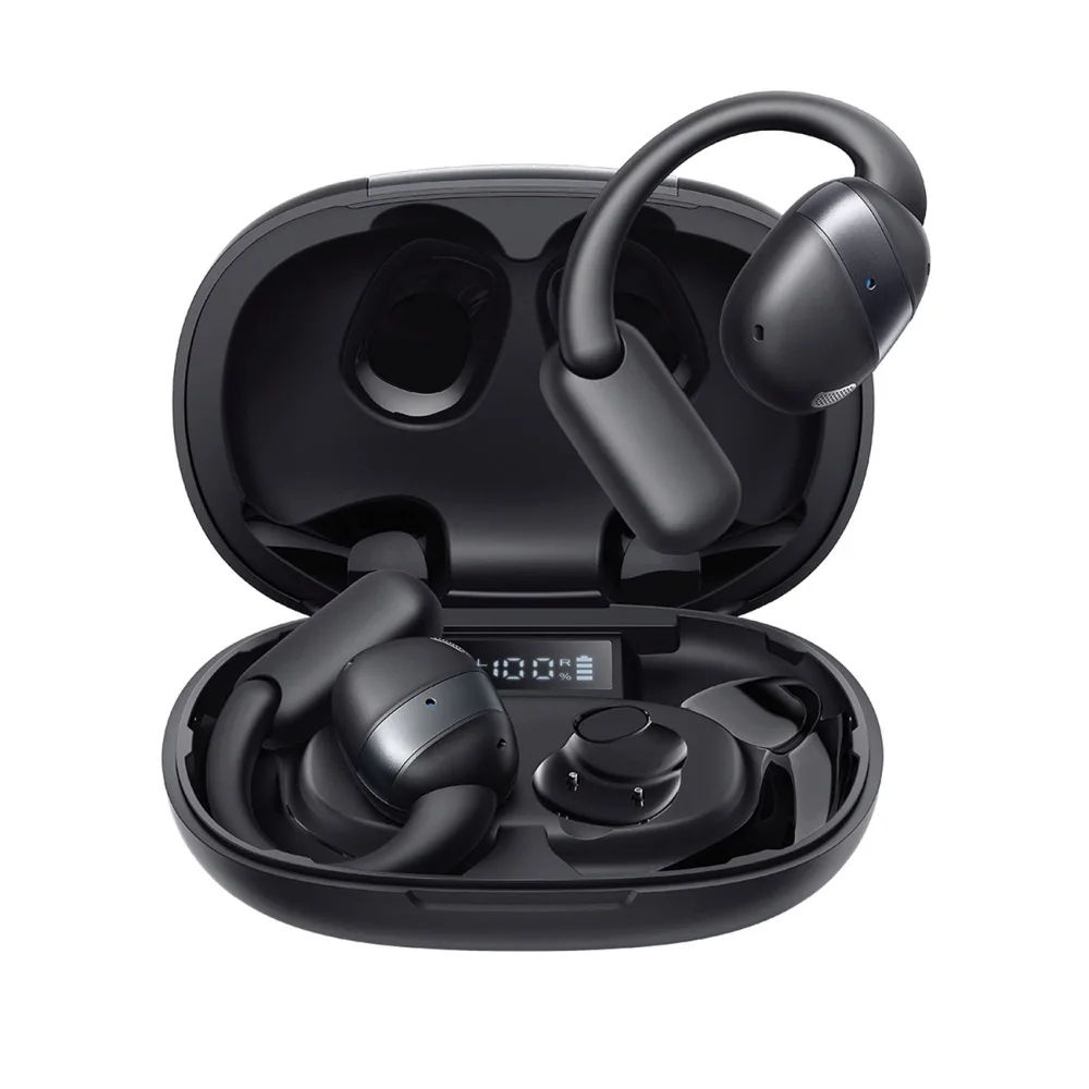 سماعات جوي روم JR-OE4 Open Ear رياضية لاسلكية Bluetooth 5.4 أسود