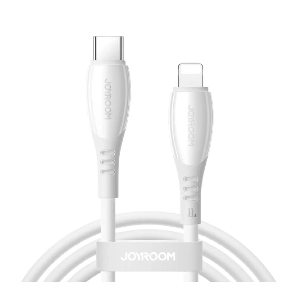 كيبل جوي روم S-A59 USB-C إلى Lightning بقدرة 30W بطول 1.2 متر أبيض