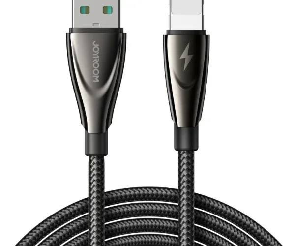 كيبل جوي روم SA31-AL3 USB-A إلى Lightning شحن 3A بطول 1.2 متر أسود