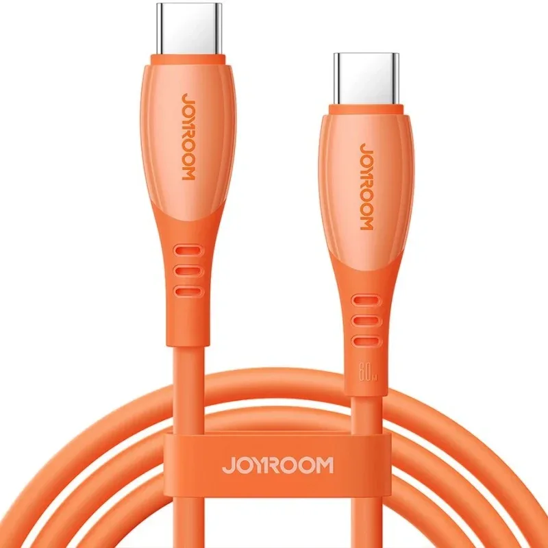 كيبل جوي روم S-A59 USB-C إلى USB-C بقدرة 60W بطول 1.2 متر برتقالي
