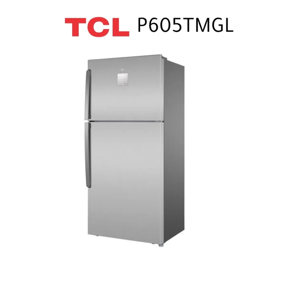 ثلاجة TCL فريزر علوي 465 لتر نوفروست P605TMGL